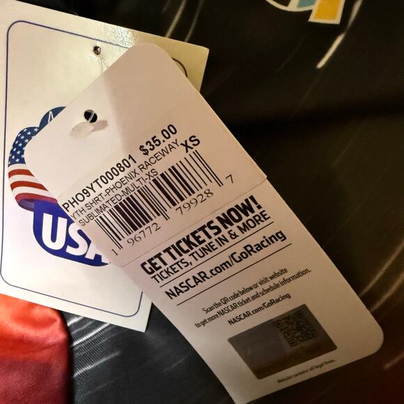 NASCAR Phoenix Raceway Sublimated Graphic Tee, Youth Size XS, NWT - Picture 4 of 4